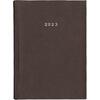Ημερολόγιο ημερήσιο δετό NEXT Old Leather 12x17cm 2023 καφέ σκούρο
